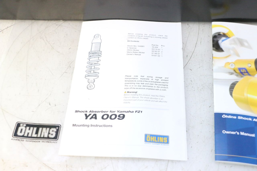 photo de AMORTISSEUR ARRIERE YAMAHA FZ8 800 (2010 - 2016) - Inspection visuelle