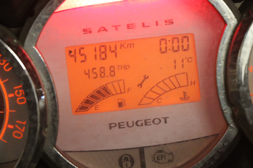 photo de COMPTEUR PEUGEOT SATELIS 125 (2006 - 2009)