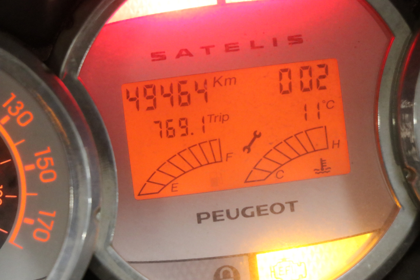 photo de COMPTEUR PEUGEOT SATELIS 125 (2010 - 2012)