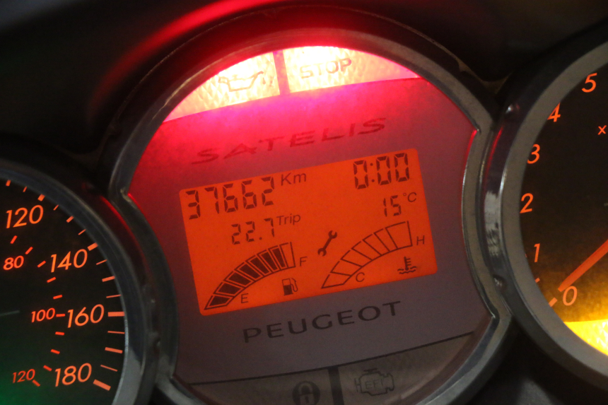 photo de COMPTEUR  PEUGEOT SATELIS 300 (2012 - 2015)