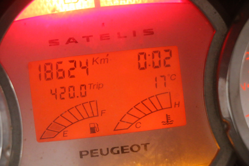 photo de COMPTEUR PEUGEOT SATELIS 125 (2010 - 2012)