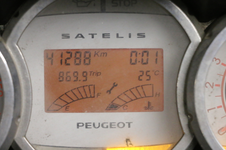 photo de COMPTEUR PEUGEOT SATELIS COMPRESSOR K15 125 (2006 - 2009)