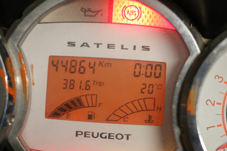 photo de COMPTEUR PEUGEOT SATELIS 125 (2006 - 2009)