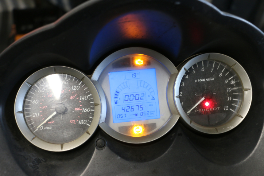 photo de COMPTEUR  PEUGEOT SATELIS 125 (2013 - 2018) - Zoom état d’usage