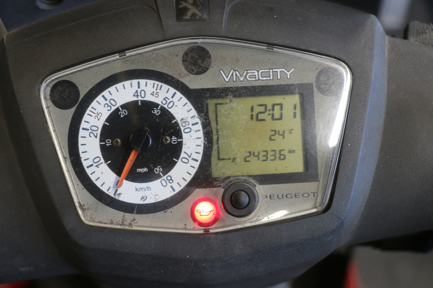 photo de COMPTEUR  PEUGEOT VIVACITY NEW 2T 50 (2008 - 2017) - Zoom état d’usage
