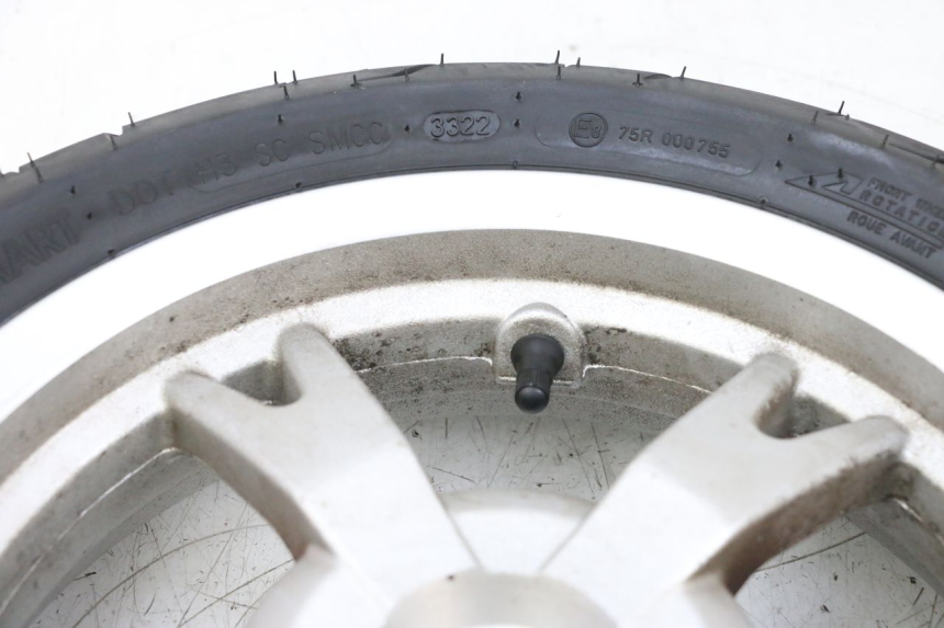 photo de JANTE ARRIÈRE ET PNEU PEUGEOT KISBEE 4T 50 (2018 - 2022) - Pièce contrôlée