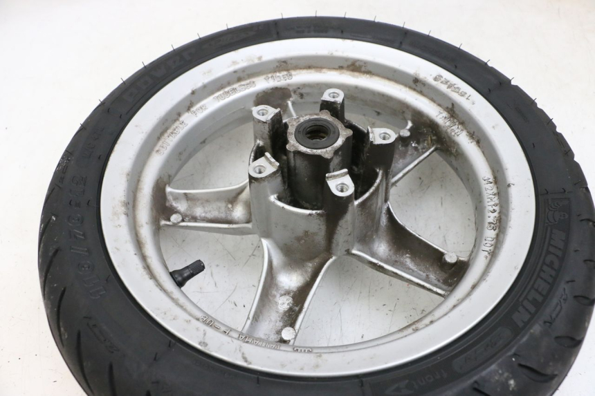 photo de JANTE AVANT ET PNEU MBK FLAME X 125 (2007 - 2016) - Zoom état d’usage