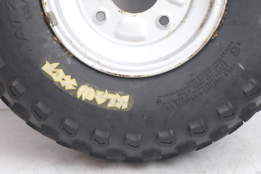 photo de JANTE AVANT ET PNEU KYMCO MXU R 250 (2004 - 2010) - Zoom état d’usage