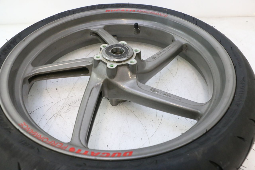 photo de JANTE AVANT ET PNEU DUCATI SS IE DS CARENEE 1000 (2002 - 2006) - Marquages et références
