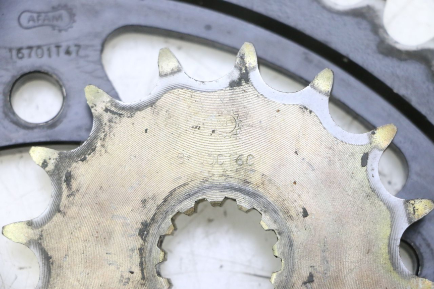 photo de KIT CHAINE KAWASAKI GPX F ZX750F 750 (1986 - 1990) - Détail de la pièce
