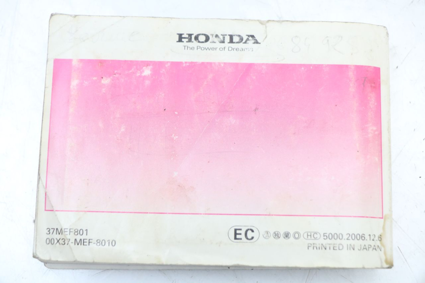 photo de MANUEL UTILISATEUR HONDA FJS SILVER WING SILVERWING 400 (2005 - 2008)