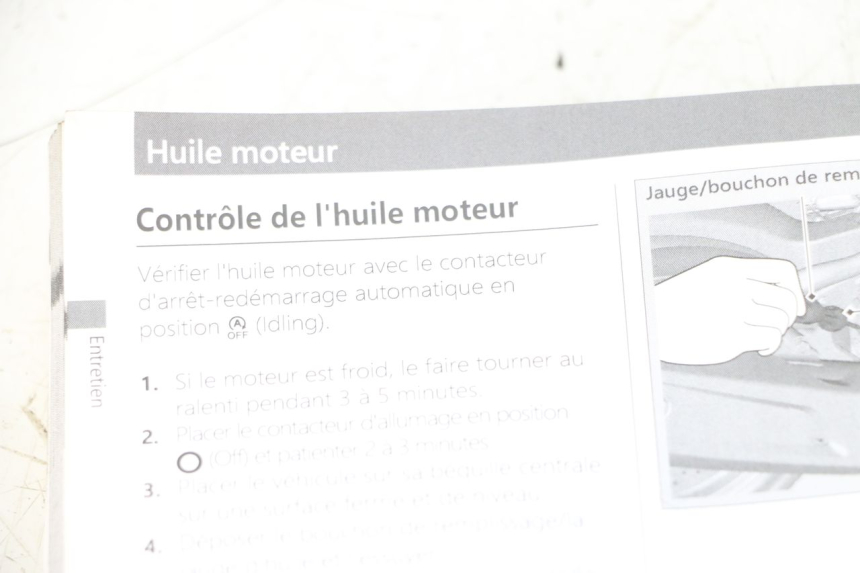 photo de MANUEL UTILISATEUR HONDA FORZA 125 (2021 - 2025)