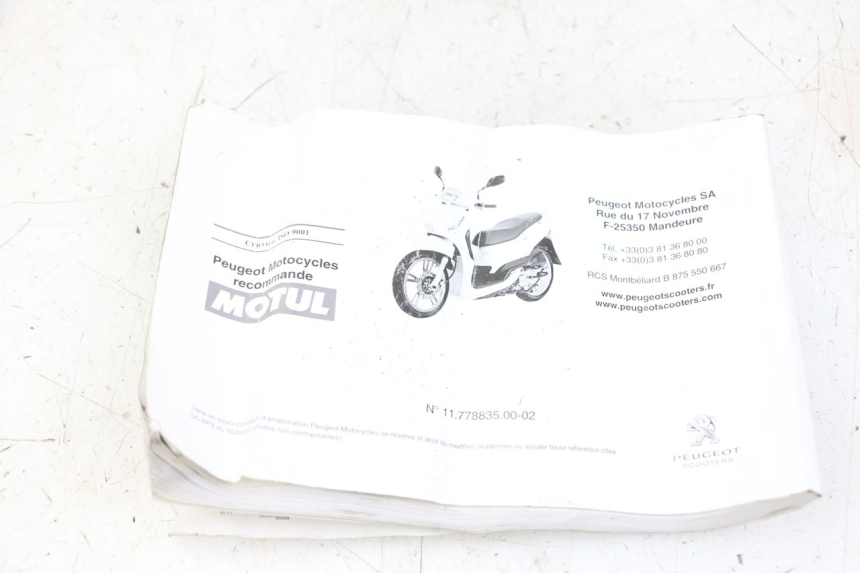 photo de MANUEL UTILISATEUR PEUGEOT TWEET 4T 50 (2014 - 2019)