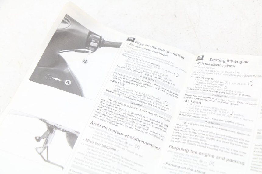 photo de MANUEL UTILISATEUR PEUGEOT VIVACITY 50 (1998 - 2003)