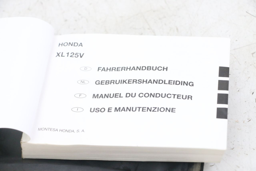photo de MANUEL UTILISATEUR HONDA XLV VARADERO 125 (2000 - 2006)