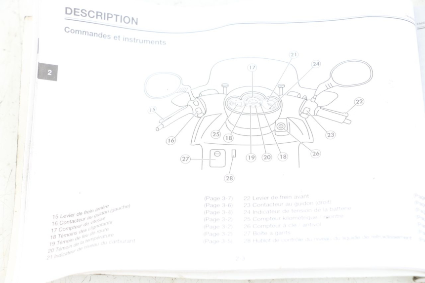 photo de MANUEL UTILISATEUR YAMAHA YP MAJESTY 125 (2002 - 2006)