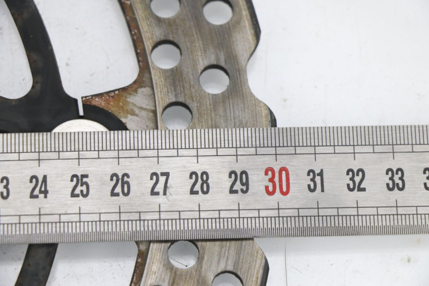 photo de PAIRE DISQUES FREIN AVANT KAWASAKI ER-6 ER6 N 650 (2012 - 2016) - Zoom état d’usage