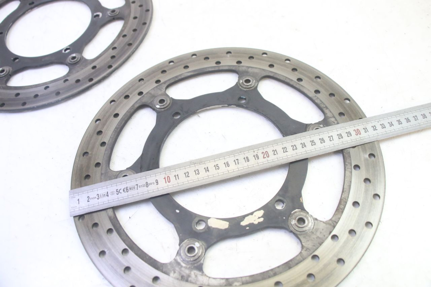 photo de PAIRE DISQUES FREIN AVANT YAMAHA FJR ABS 1300 (2006 - 2012) - Autre angle de vue