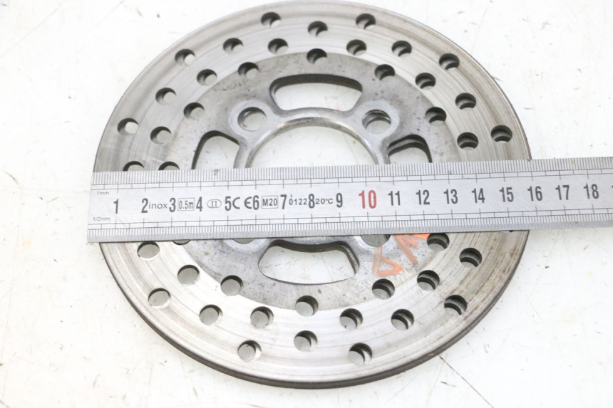 photo de PAIRE DISQUES FREIN AVANT YAMAHA YFM R RAPTOR 250 (2008 - 2014) - Zoom état d’usage