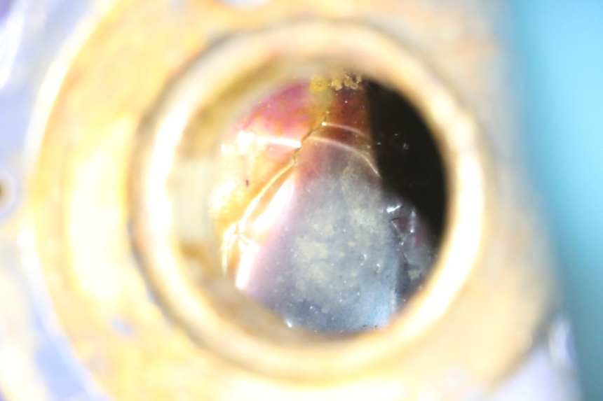 photo de RESERVOIR ESSENCE KAWASAKI GPX R WARBIRD 600 (1988 - 1993) - Inspection visuelle