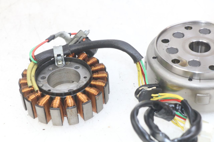 photo de ROTOR STATOR DAELIM VJ ROADWIN FI 125 (2008 - 2017) - Gros plan technique